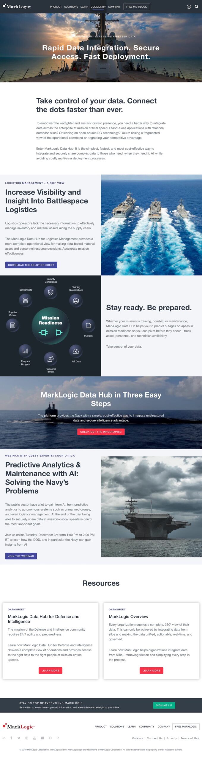 Marklogic - Careers - Navy