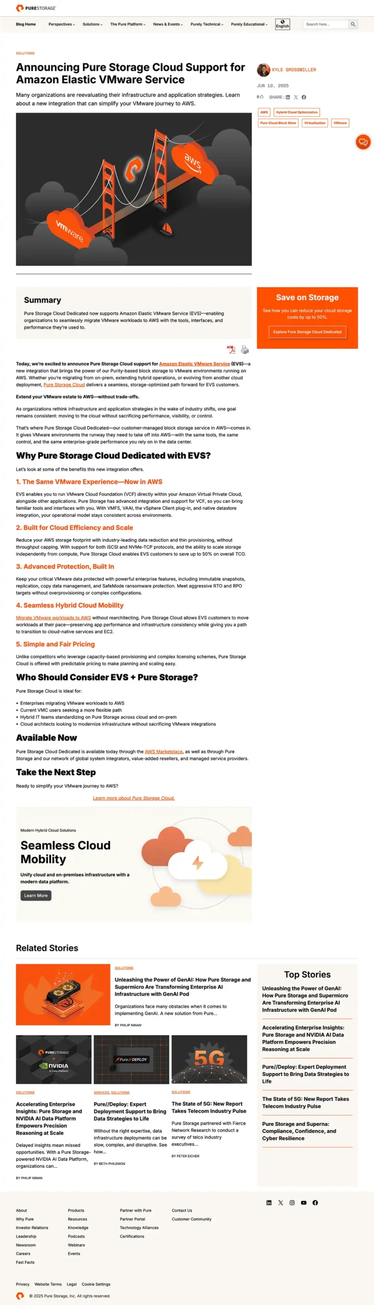 Pure Storage Blog - Solutions - The Ultimate in AI