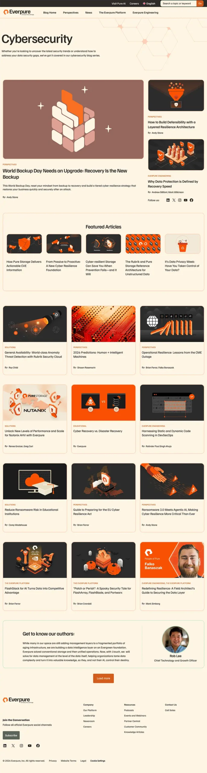 Pure Storage Blog - Purely Technical - Cybersecurity