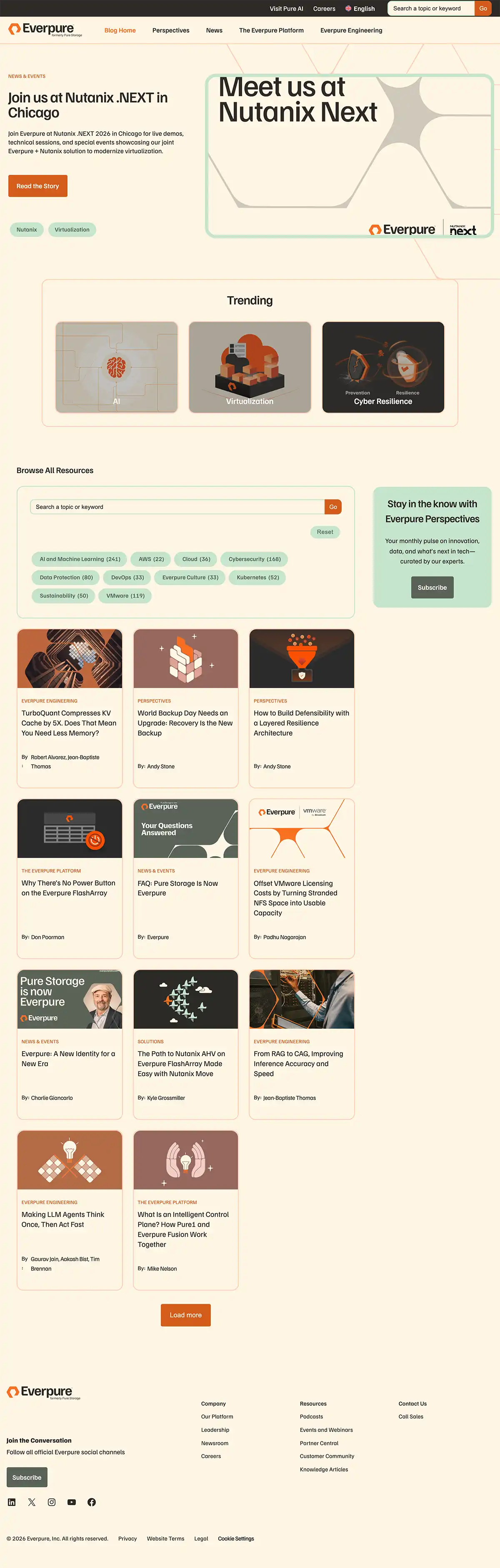 Pure Storage Blog - Homepage